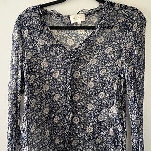 Sezane sheer blouse